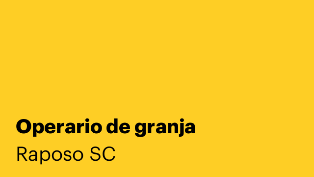 Operario de granja