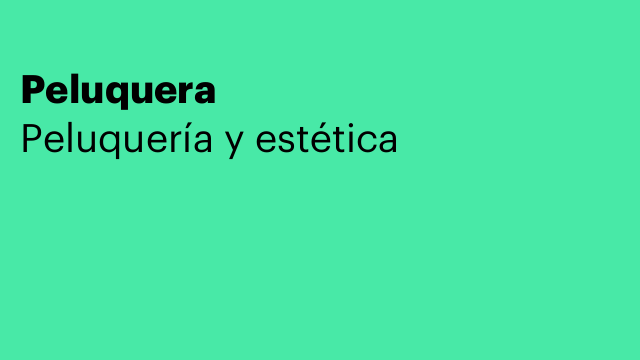 Peluquera
