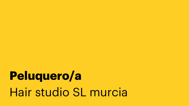 Peluquero/a