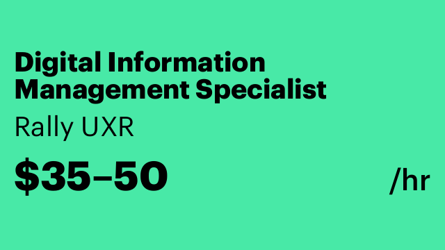 Digital Information Management Specialist