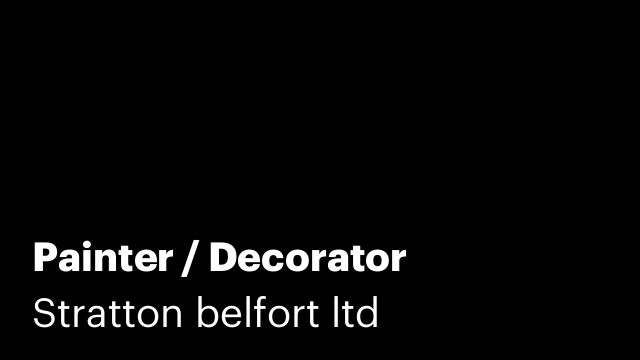Painter / Decorator