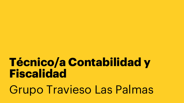 Técnico/a Contabilidad y Fiscalidad