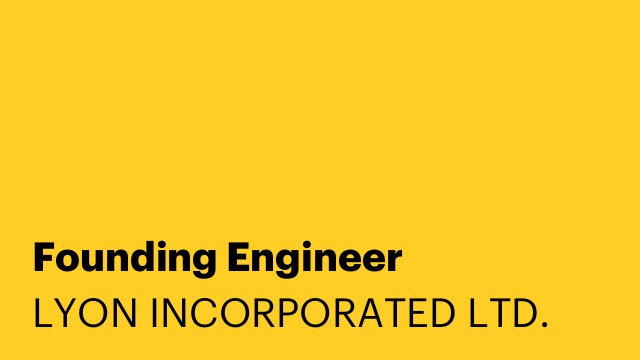 Founding Engineer