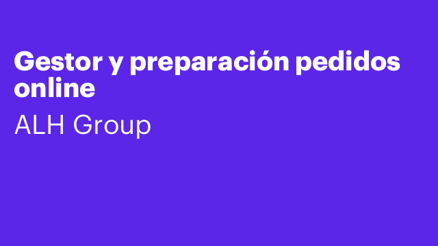 Gestor y preparación pedidos online