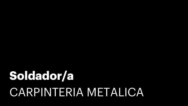 Soldador/a