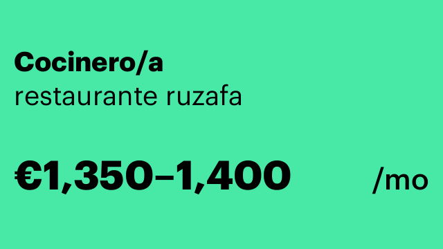 Cocinero/a