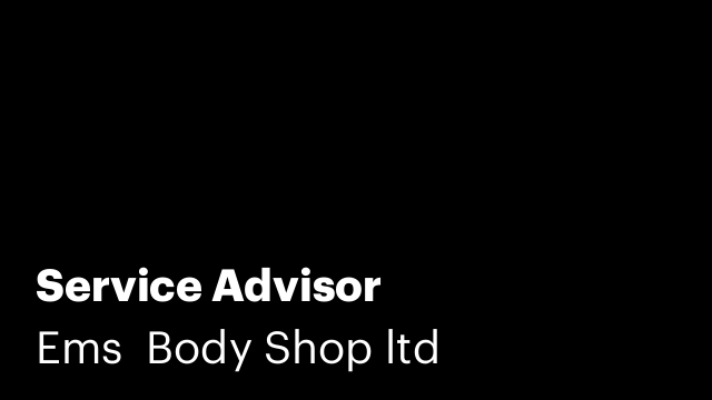 Service Advisor