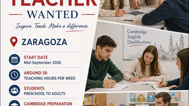 English teacher or teaching assistant