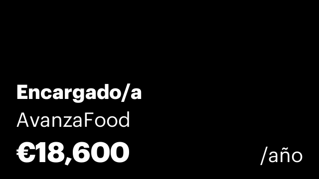 Encargado/a