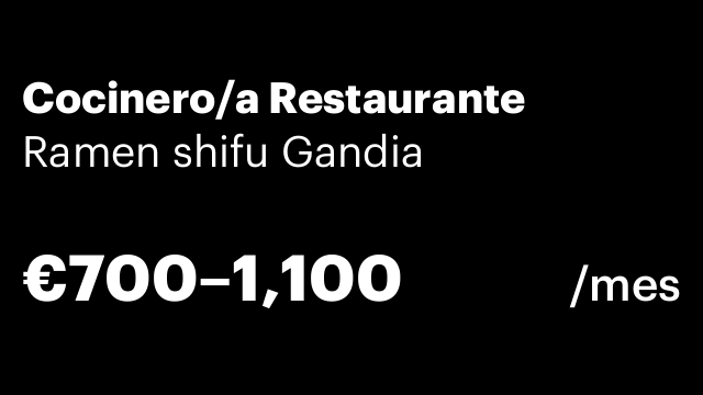 Cocinero/a Restaurante