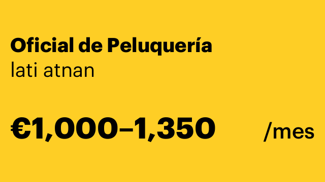 Oficial de Peluquería