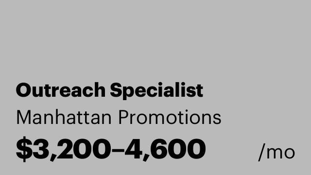Outreach Specialist