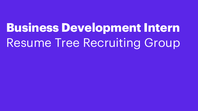 Business Development Intern