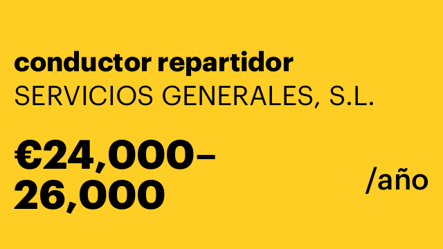 conductor repartidor