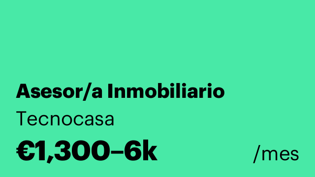Asesor/a Inmobiliario