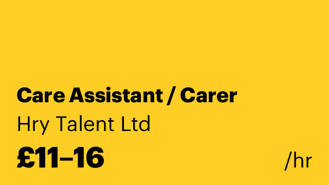 Care Assistant / Carer