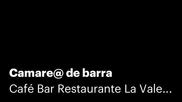 Camare@ de barra