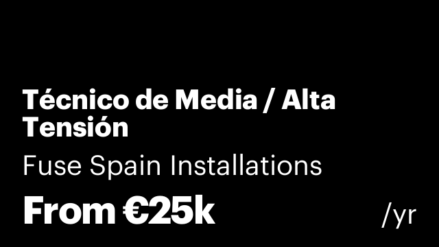 Técnico de Media / Alta Tensión