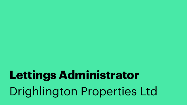 Lettings Administrator