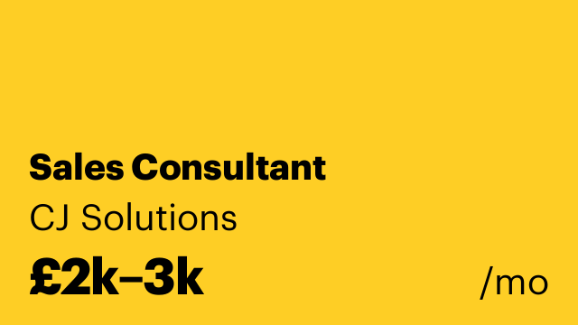 Sales Consultant