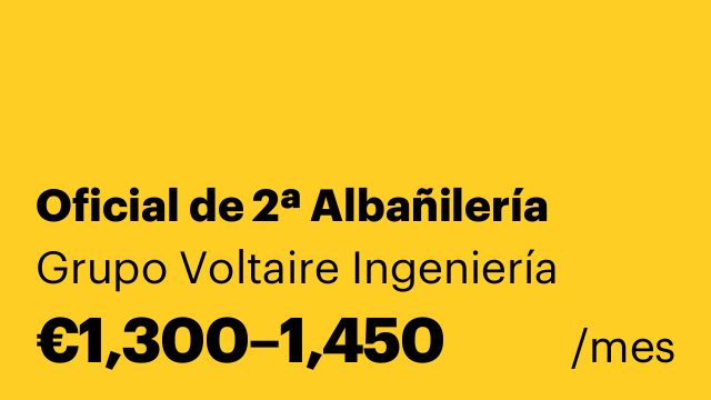 Oficial de 2ª Albañilería