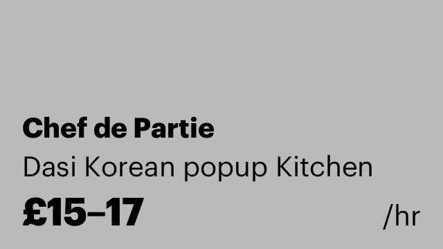 Chef de Partie