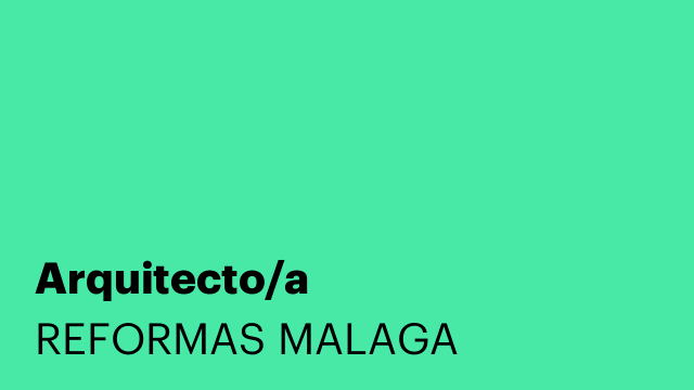 Arquitecto/a