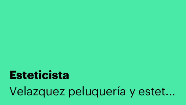 Esteticista