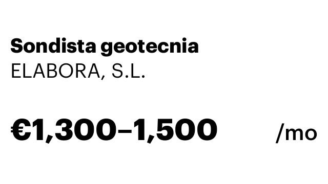 Sondista geotecnia
