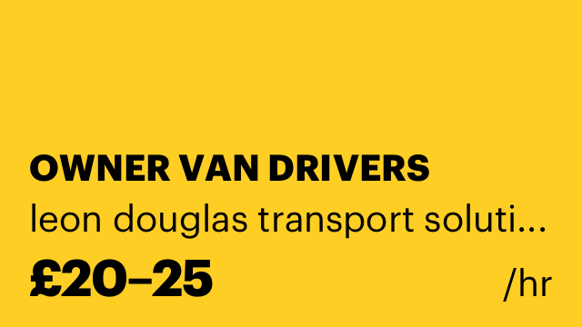 OWNER VAN DRIVERS