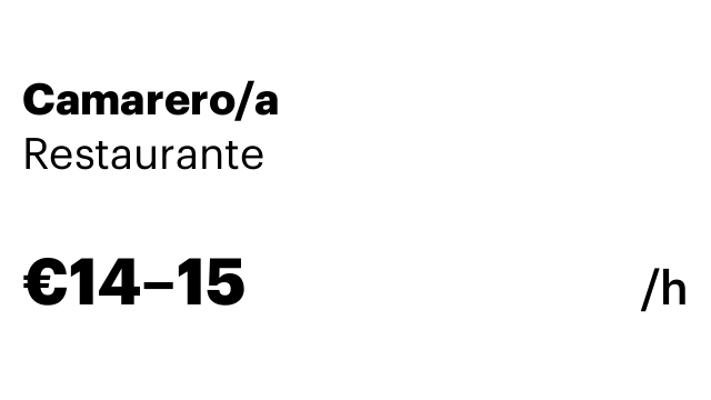Camarero/a