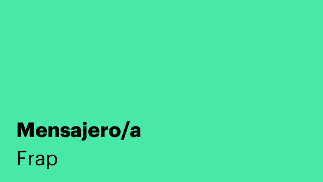 Mensajero/a