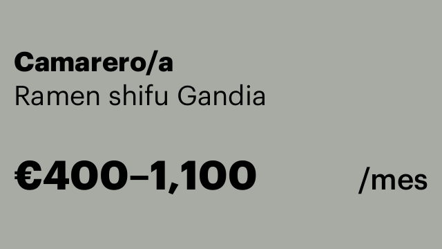 Camarero/a