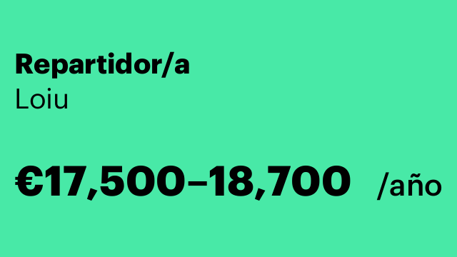 Repartidor/a