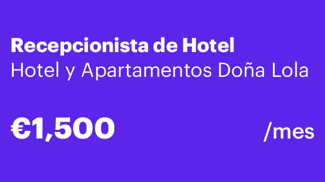 Recepcionista de Hotel