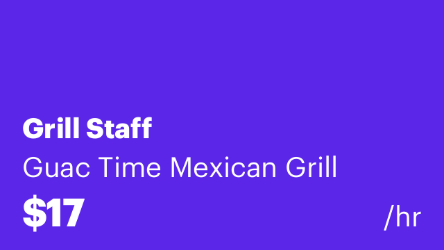 Grill Staff
