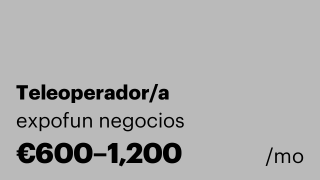 Teleoperador/a