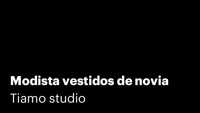 Modista vestidos de novia