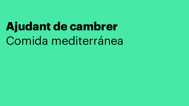 Ajudant de cambrer