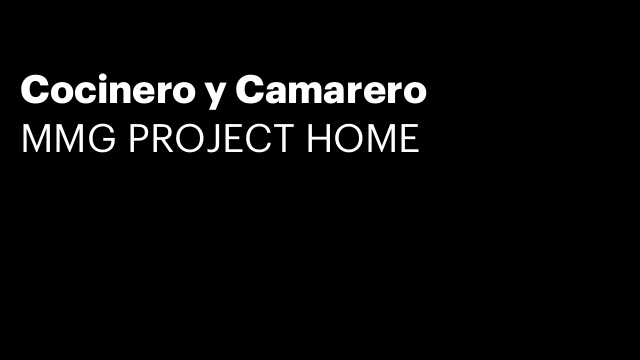 Cocinero y Camarero