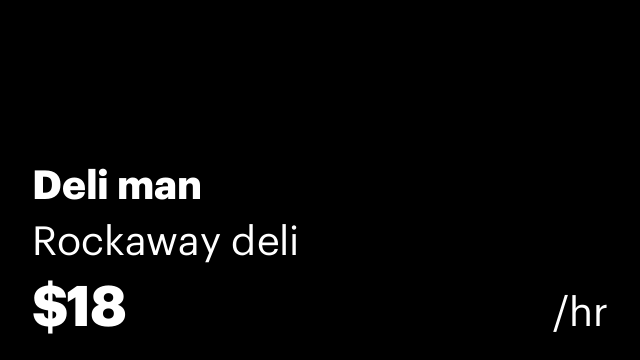 Deli man