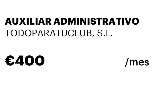 AUXILIAR ADMINISTRATIVO