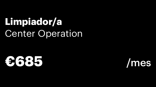 Limpiador/a