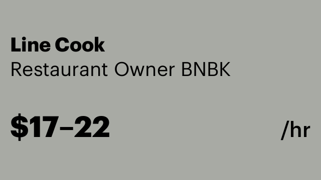 Line Cook