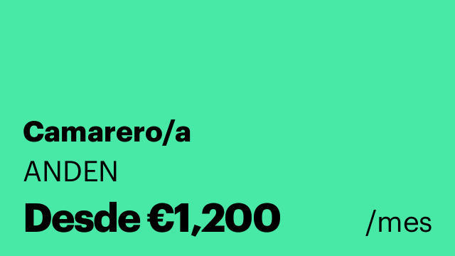 Camarero/a