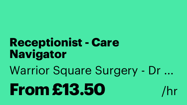 Receptionist - Care Navigator