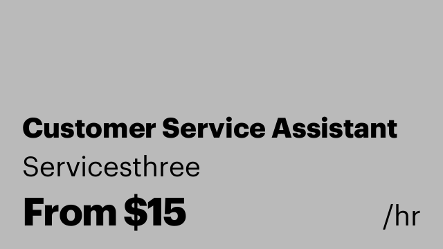 Customer Service Assistant