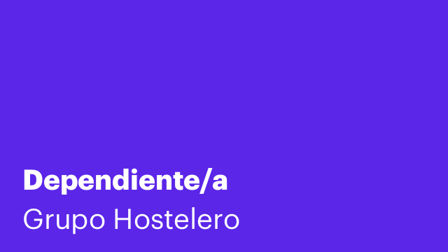 Dependiente/a