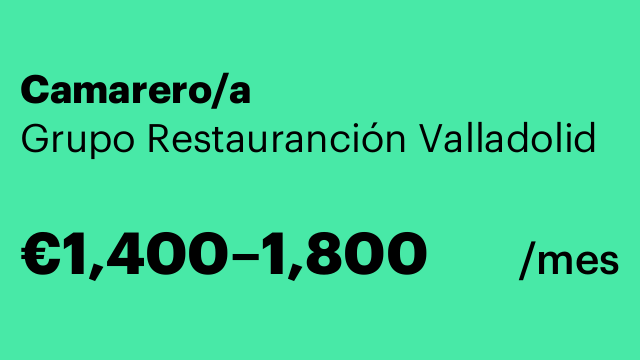 Camarero/a
