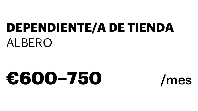 DEPENDIENTE/A DE TIENDA